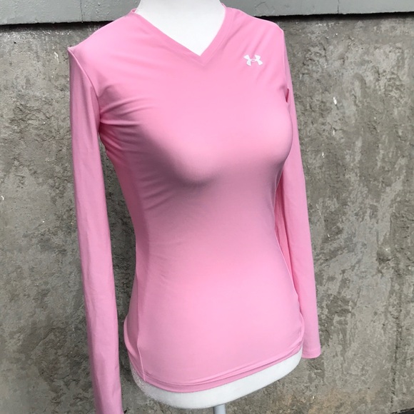 Under Amour Heat Gear Top-Pink - Picture 3 of 10